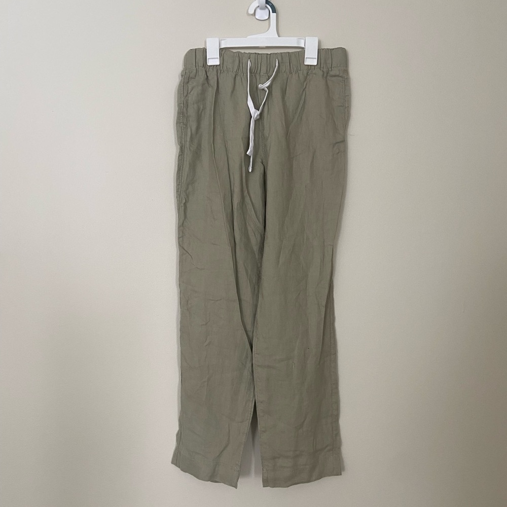 NEVER WORN H&M light green drawstring pants XS
